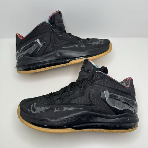 lebron 10 low black gum